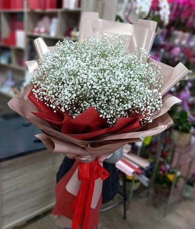 Букет цветов из: Гипсофила в Рассказово