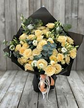 Букет цветов из:  Розы и Лизиантусы в Рассказово