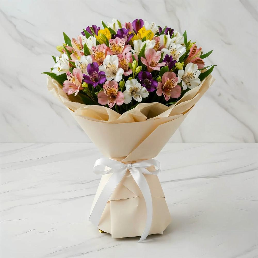 Букет цветов из: Альстромерии в Рассказово