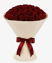 Букет 101 Бордовая роза Блэк Бакарра в Рассказово