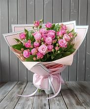 Букет Розовый кустик #REPLACE_PRED# Рассказово