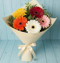 Букет цветов из:  Герберы в Рассказово