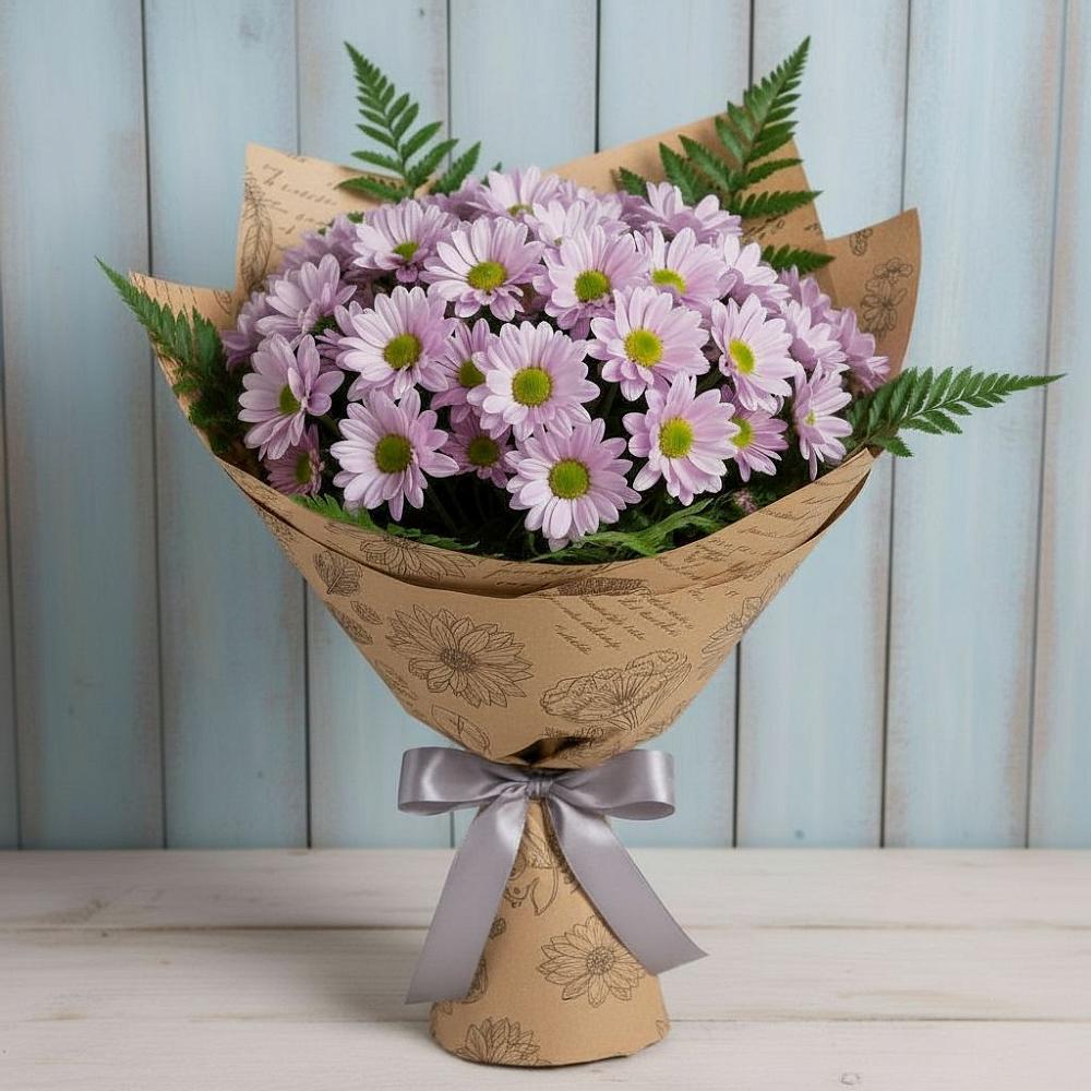 Букет цветов из: Хризантемы в Рассказово