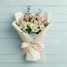 Букет цветов из:  Альстромерии в Рассказово