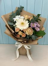 Букет цветов из:  Герберы и Хризантемы в Рассказово