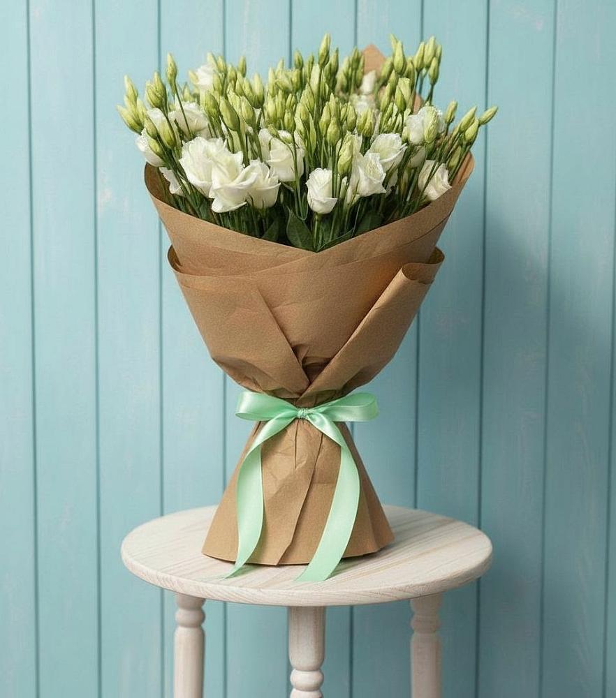 Букет цветов из: Лизиантусы в Рассказово