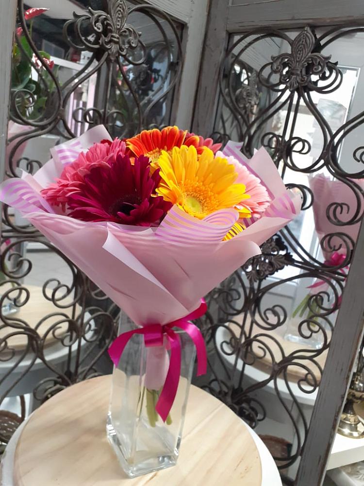 Букет цветов из: Герберы в Рассказово