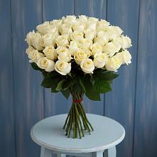 Букет 51 Белая роза Эдлесс Лав #REPLACE_PRED# Рассказово