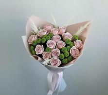 Букет цветов из:  Розы и Хризантемы в Рассказово