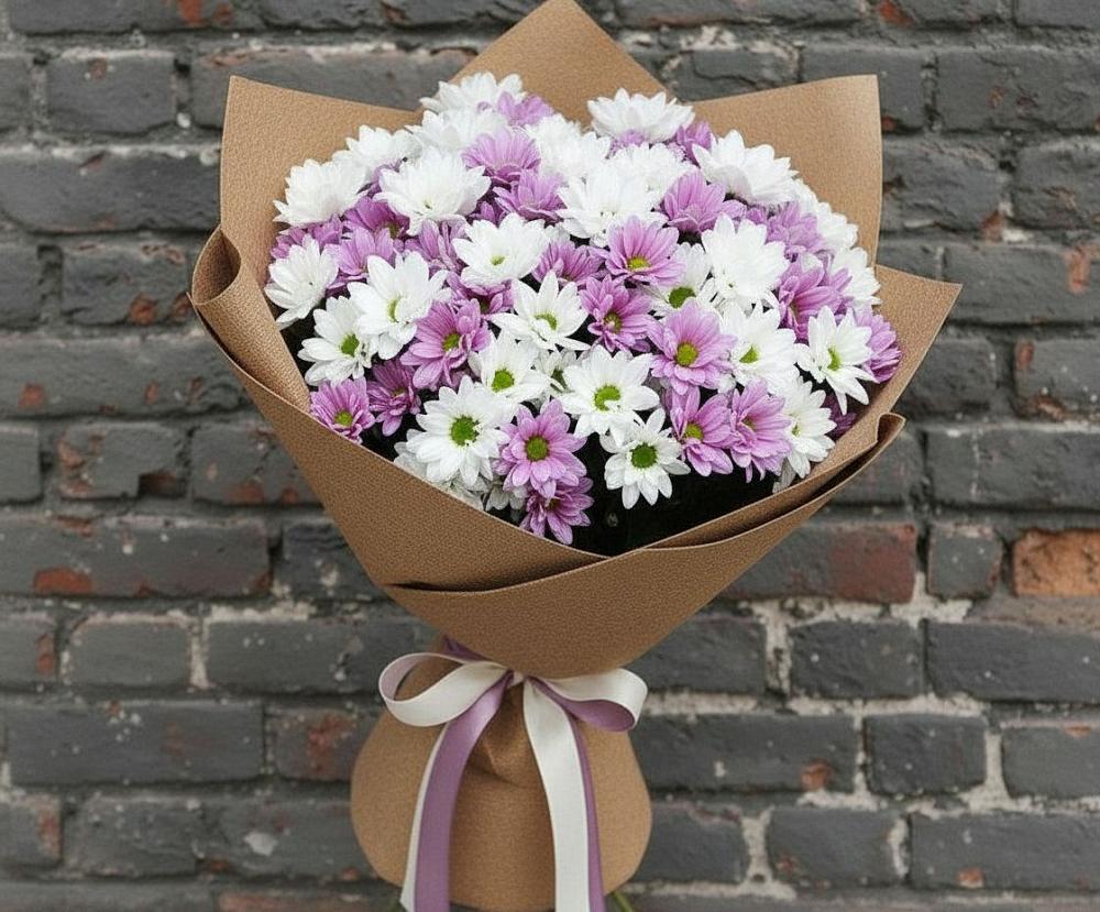 Букет цветов из: Хризантемы в Рассказово