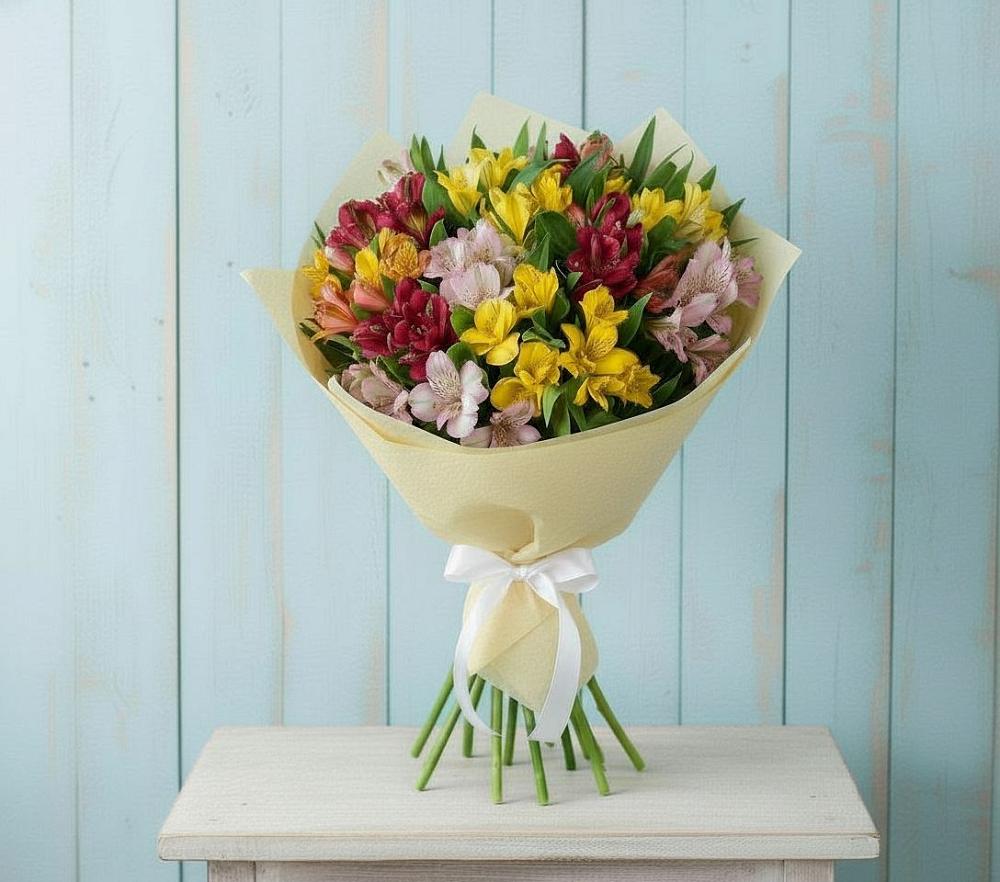 Букет цветов из: Альстромерии в Рассказово