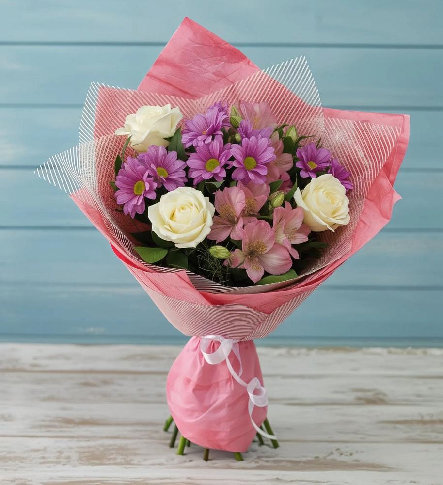 Букет цветов из: Герберы в Рассказово